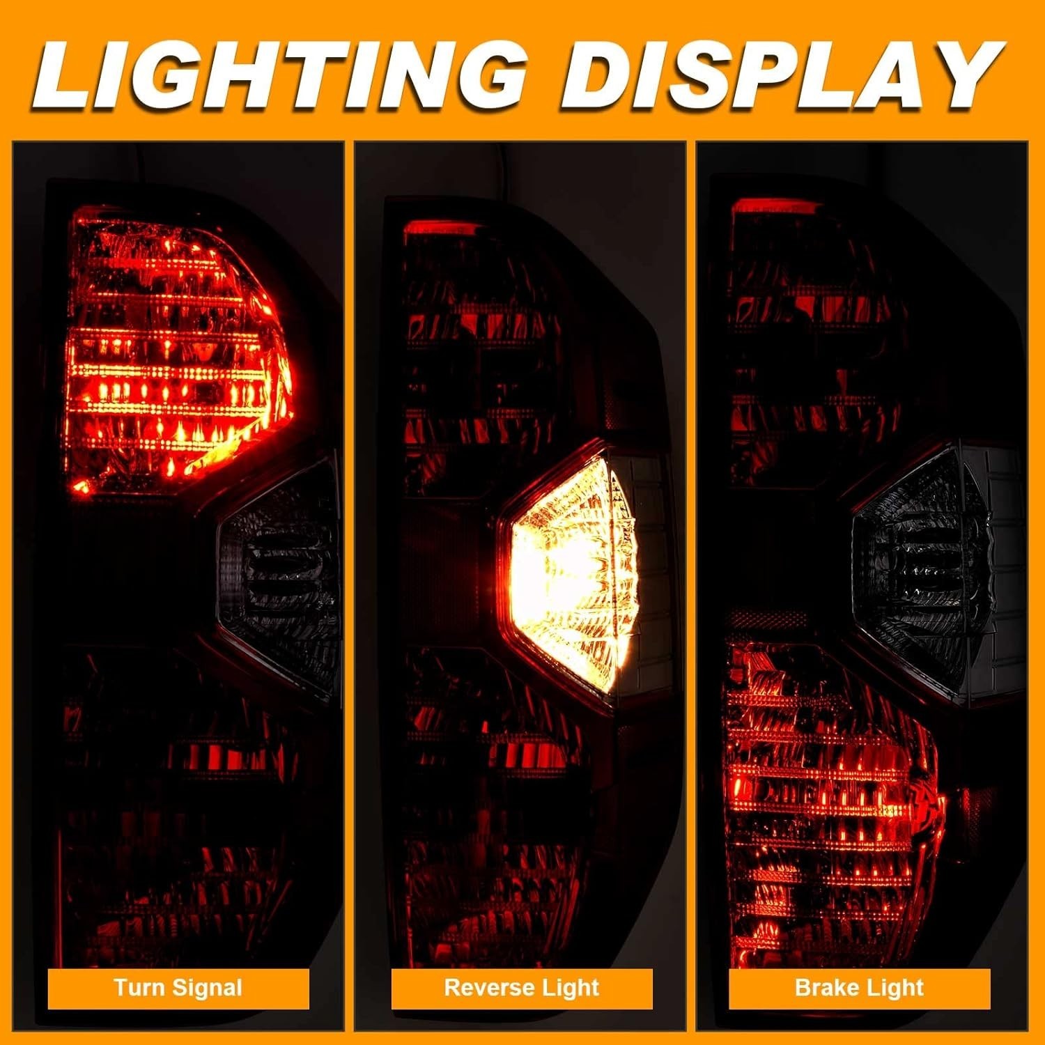 14-21 Toyota Tundra Tail Light Right Passenger Side Red Housing Brake Turn