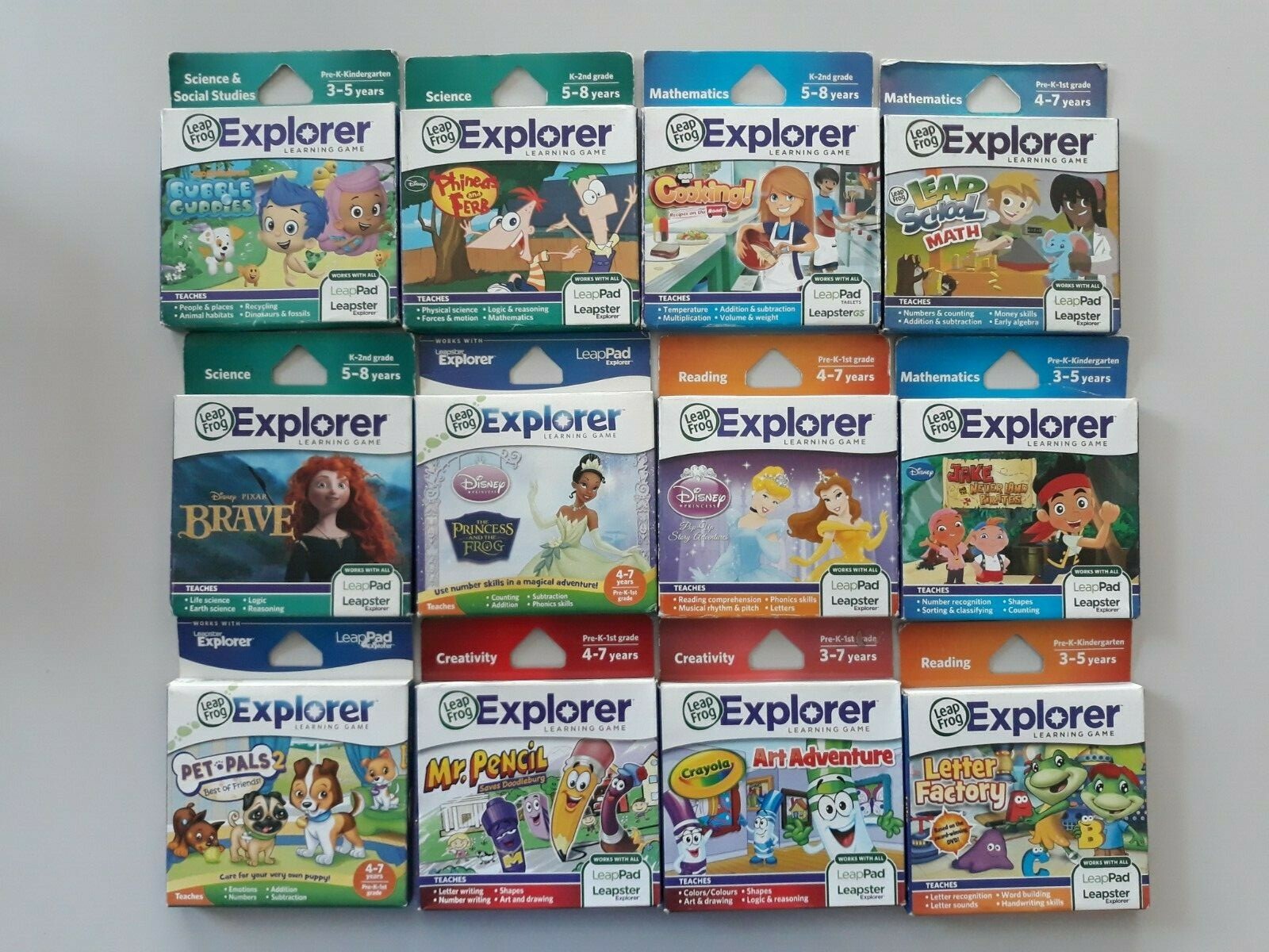 LeapFrog Explorer LeapPad Tablets eBook Learning Reading Games Childs Boy Girl
