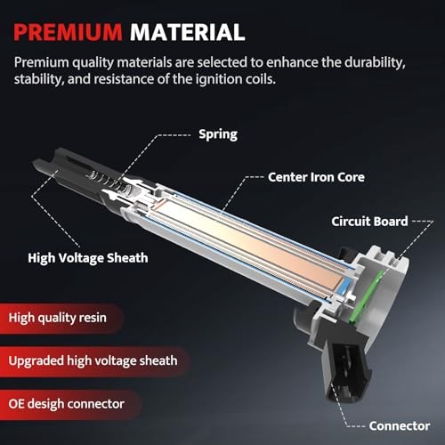 NPAUTO Ignition Coil Pack compatible with V6 2.7L 2.7 2001 2002 2003 2004 2005