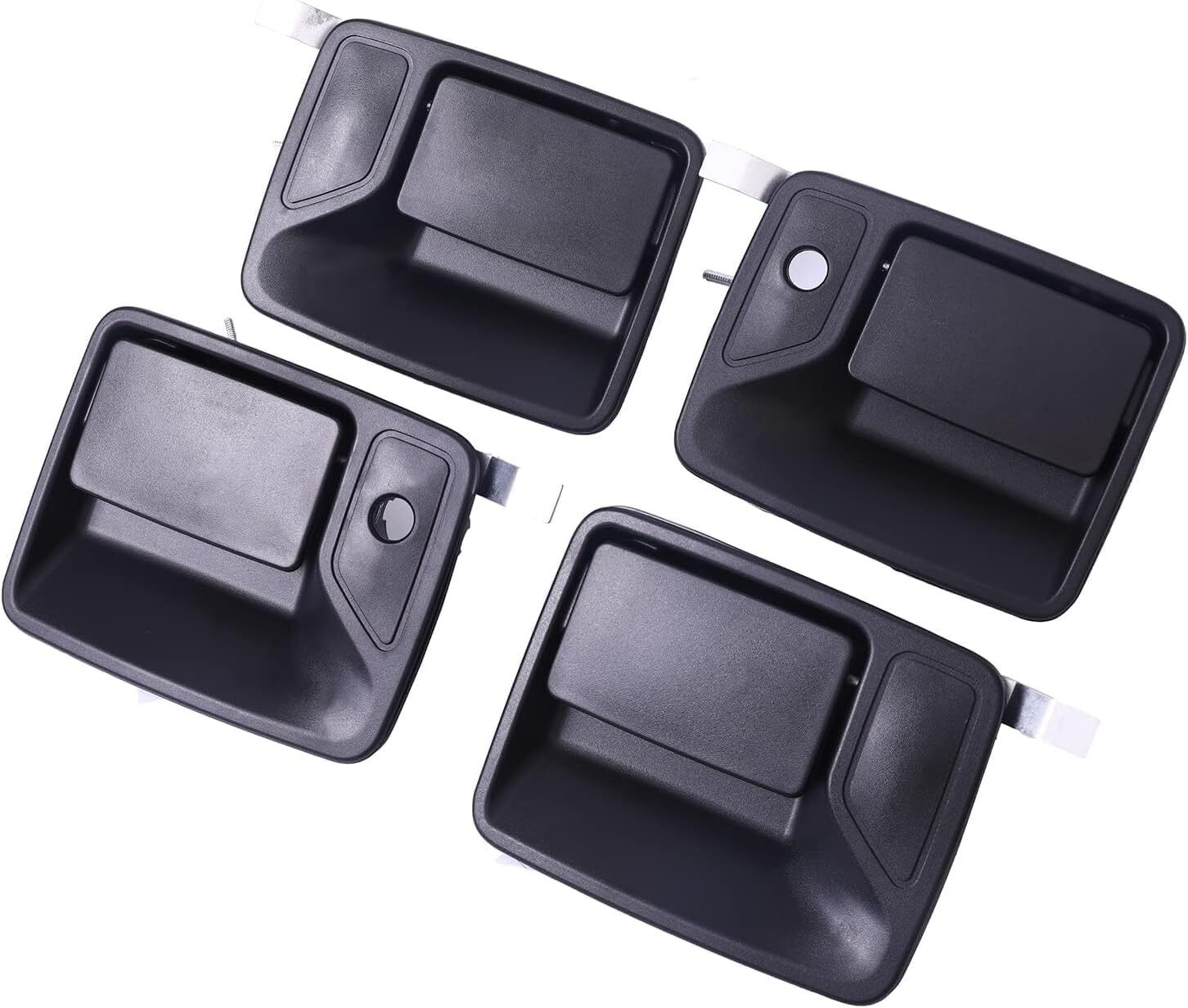 Exterior Door Handle Matte Black Compatible with Select Ford Modes 1999-2016