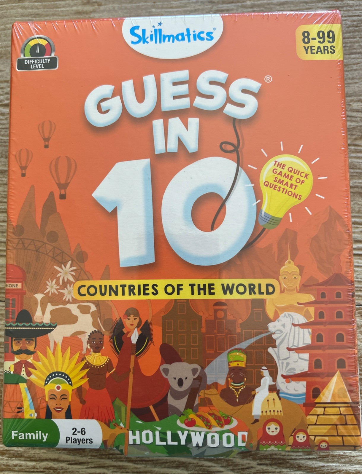 Skillmatics Card Game – Guess in 10 – Countries of The World, Factory Sealed