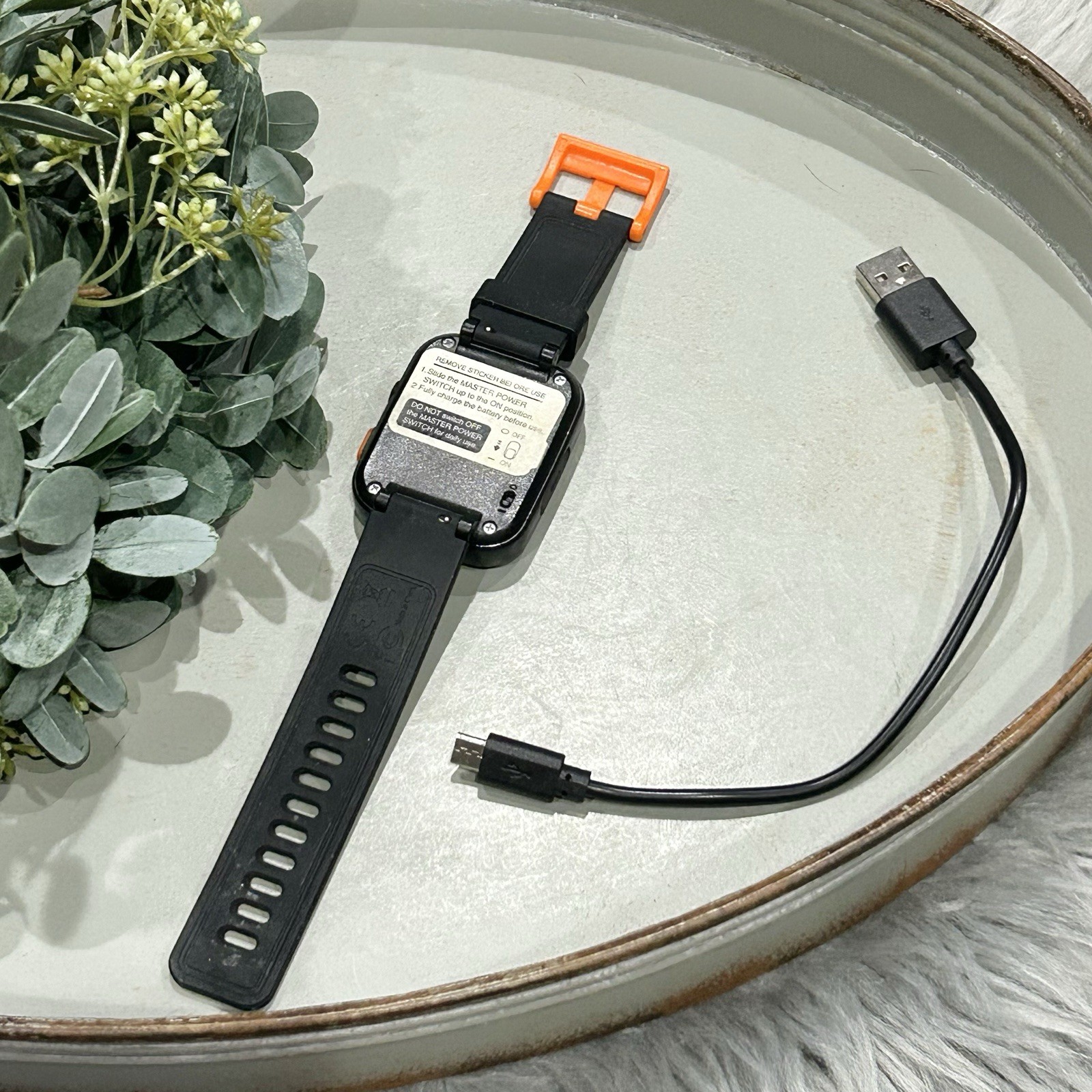 Vakzovy Unisex Black Waterproof Kids Smart Watch With Dual Camera, Music & Games