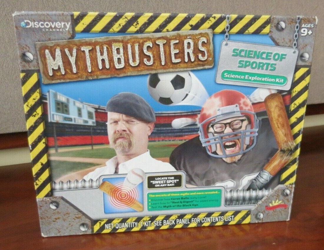Scientific Explorer MYTHBUSTERS Science of Sports, Discovery Channel, complete 