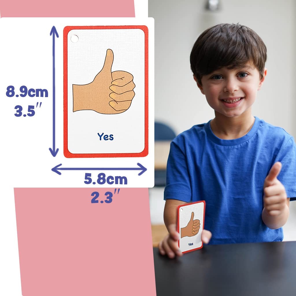 Autism Communication Cards: 27 Flash Cards for Nonverbal Children & Adults