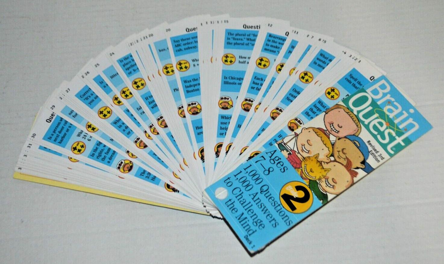 Brain Quest Grade 2 Ages 7-8 Two decks with 1000 Questions and Answers