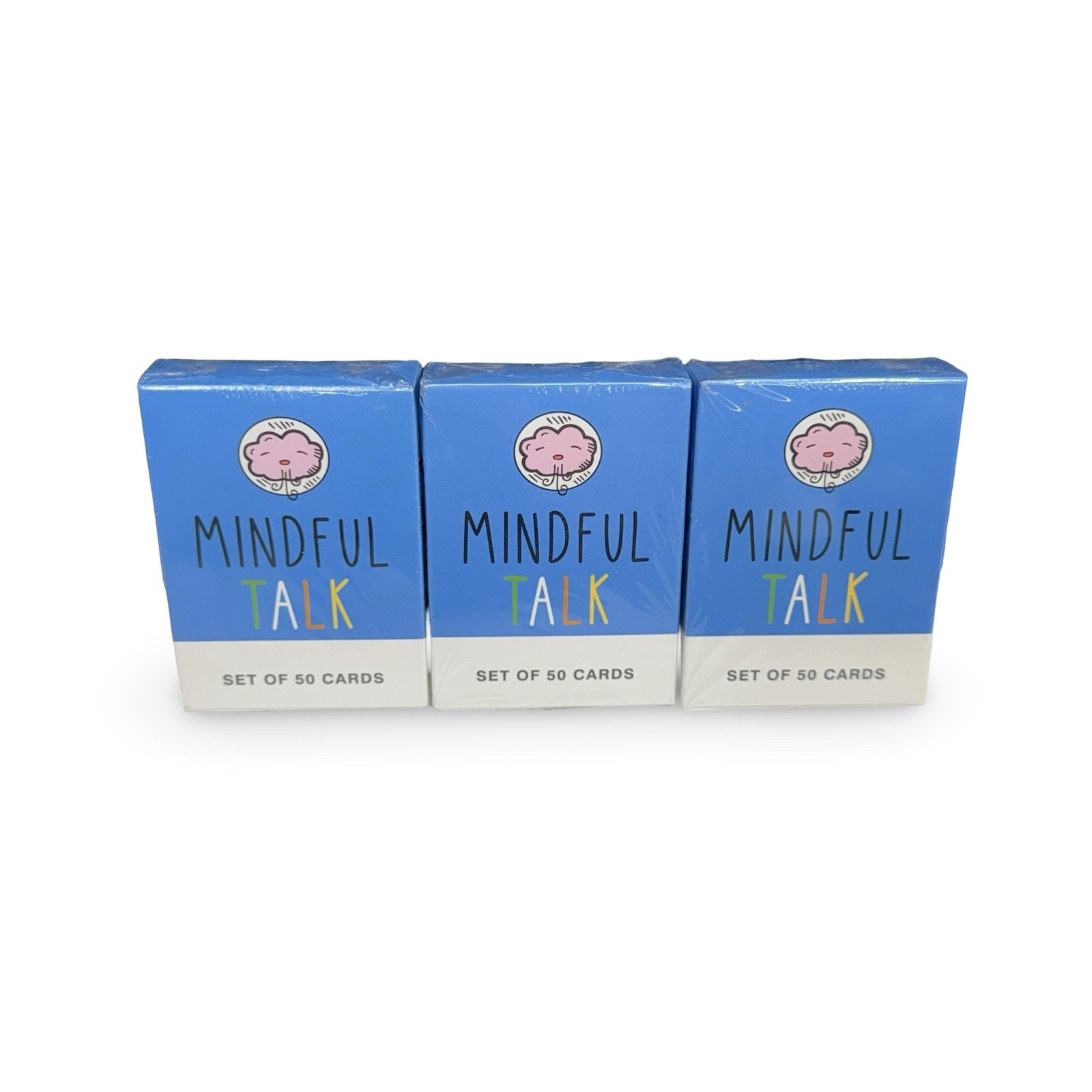 Mindful Talk Conversation Cards Set Of 3 (150 Cards) NEW Sealed Educational Game