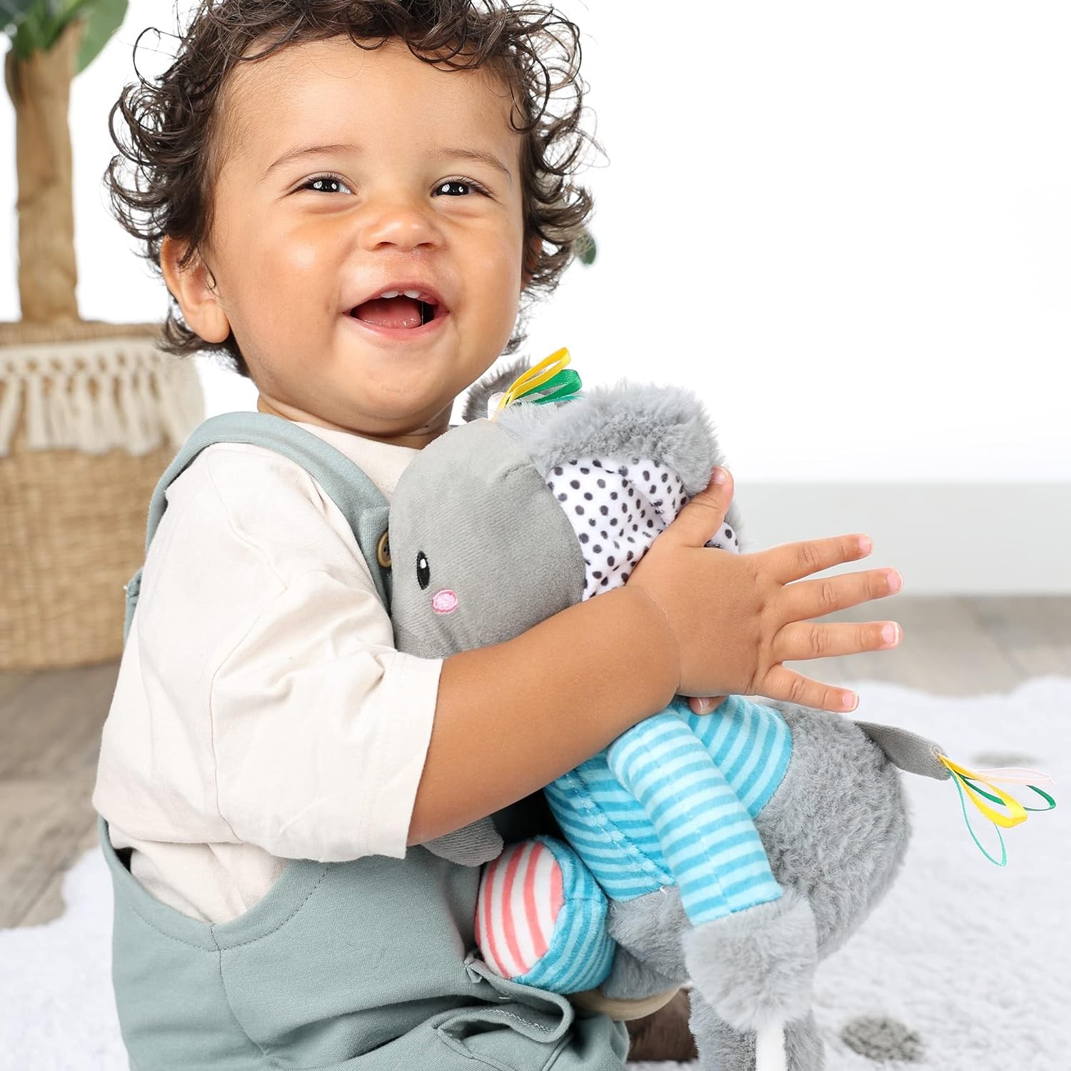 SES Creative 13114, Mouse Olfi sensory elephant, Black, One Size