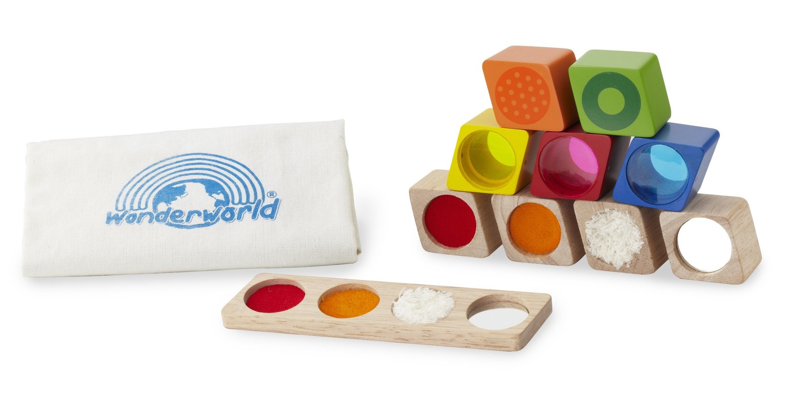 Andreu Toys WW-2511 Wonder Sensory Blocks, Multi-Colour, 8 x 17 x 20 cm