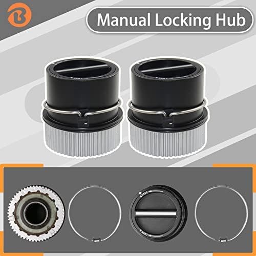 600-204 2Pcs Front 4WD Manual Locking Hub Compatible with F250 F350 F450 F550…
