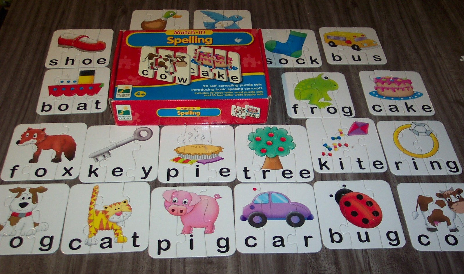 The Learning Journey MATCH-IT SPELLING MINI PUZZLES Children’s Educational Toy