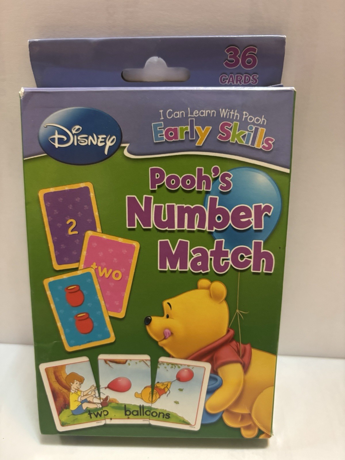 Flash Cards Number Match Game Kids Cognitive Learning Early Skills Disney Free A