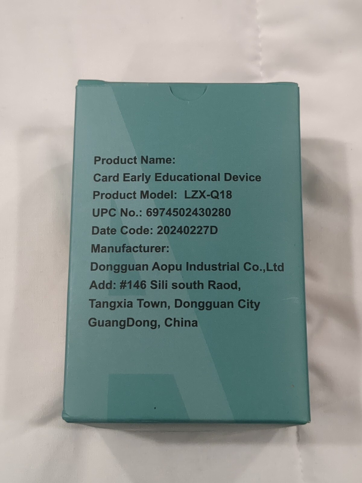 Sprout Talking 224 Learning Flash Cards for Toddlers Slim Design Waterproof Bag