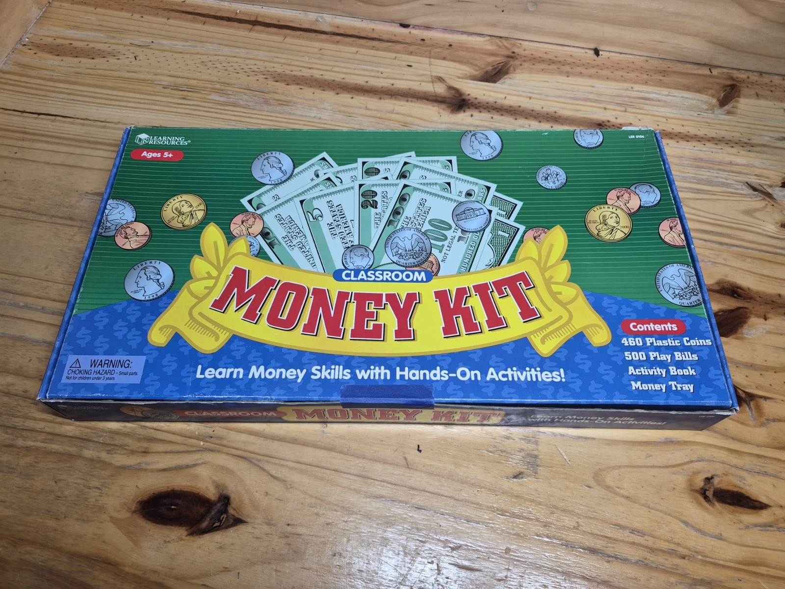 Learning Resources Classroom Money Kit grades K-4 Elementary Teaching Aid