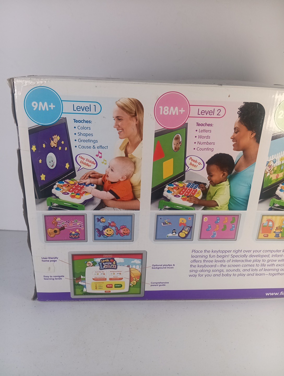 Fisher Price Computer Learning System 9- 36 Months New ABC Laugh Smile Learn