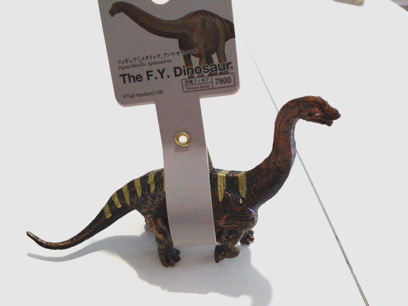 Figure, The F,Y, Dinosaur Metallic Apatosaurus, Daiso, ABS resin, approx. 13cm