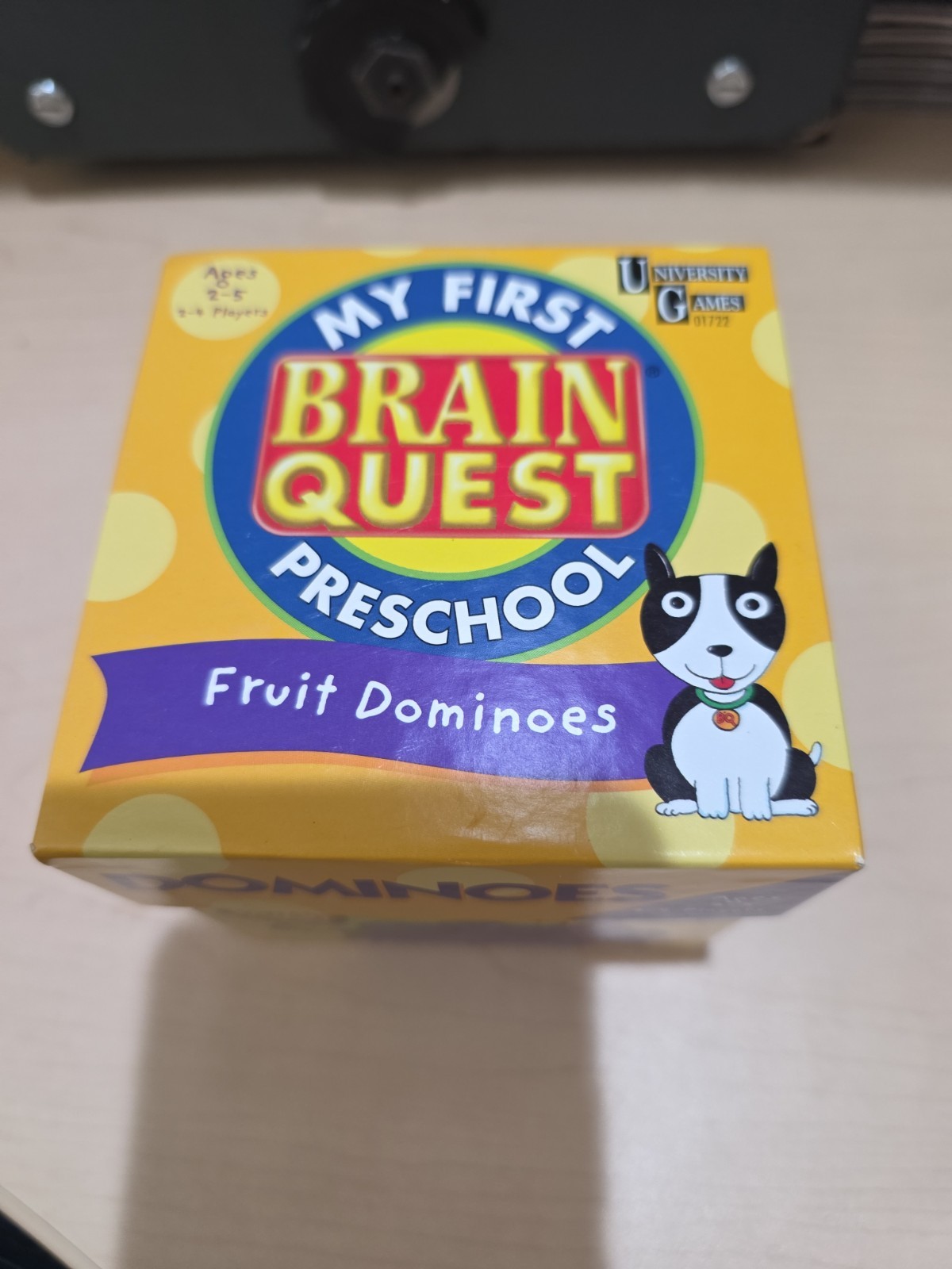 My First Brain Quest Preschool Fruit Dominoes Educational University Games 01722