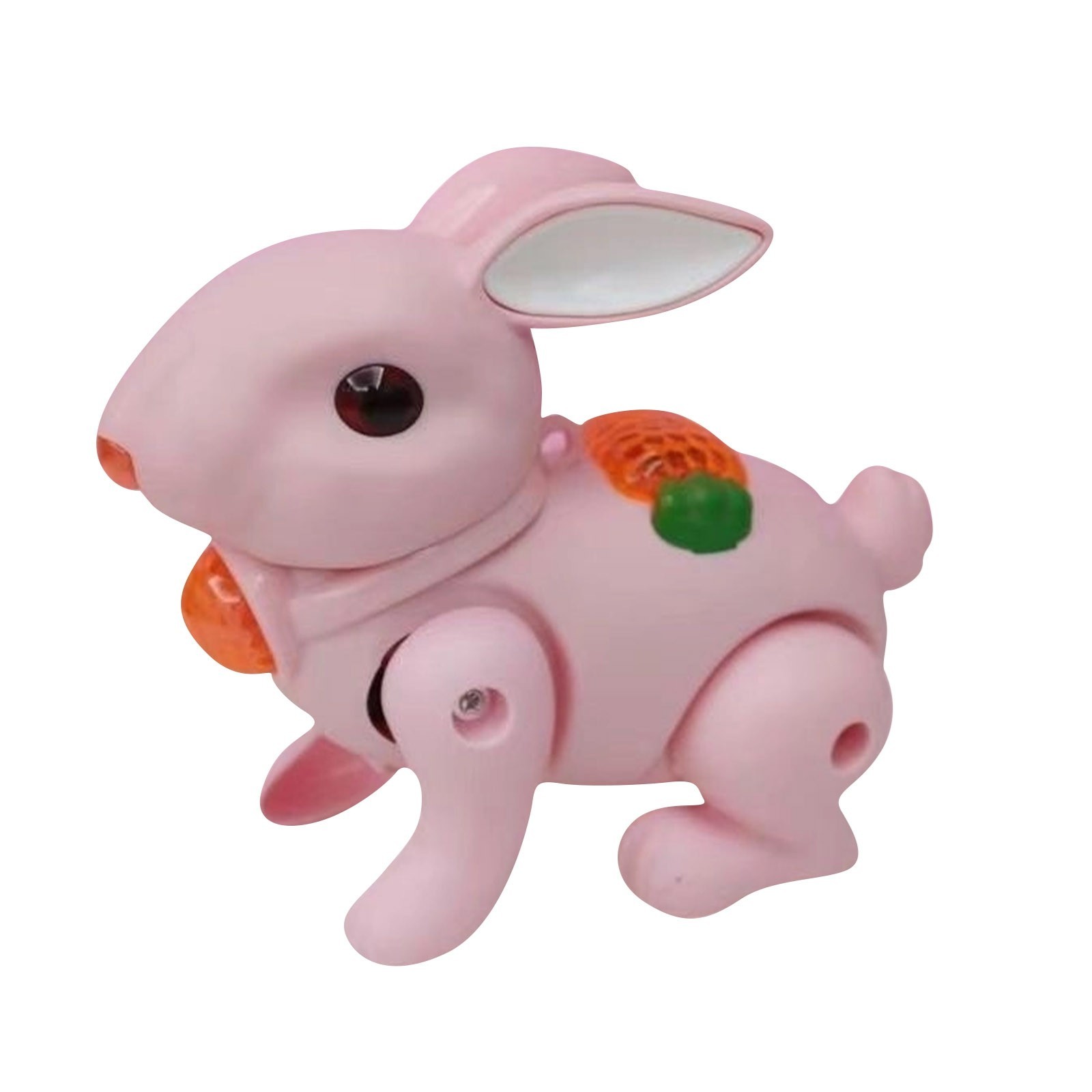 Cute Rabbit Electric Toy/Light/Walking & Jumping Function (Battery Not Included)