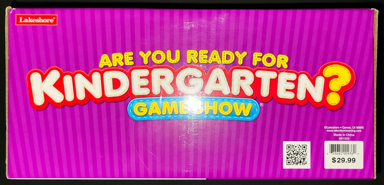 Lakeshore Learning Are You Ready for Kindergarten Game Show Trivia Game Used