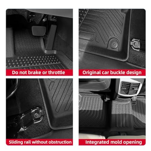 Custom Fit Car Floor Mats for 2026 Kia 1st-2nd Floor Mats+Cargo Mat 4pcs