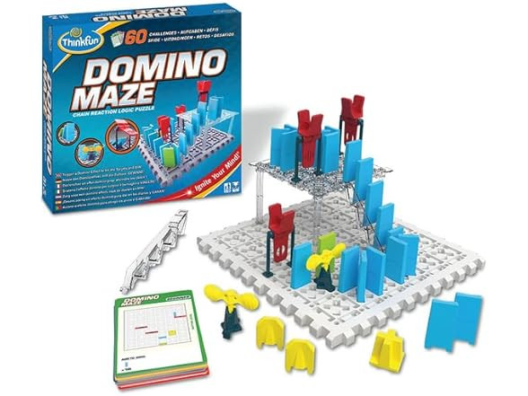 ThinkFun Domino Maze STEM Toy and Logic Challenging Puzzle