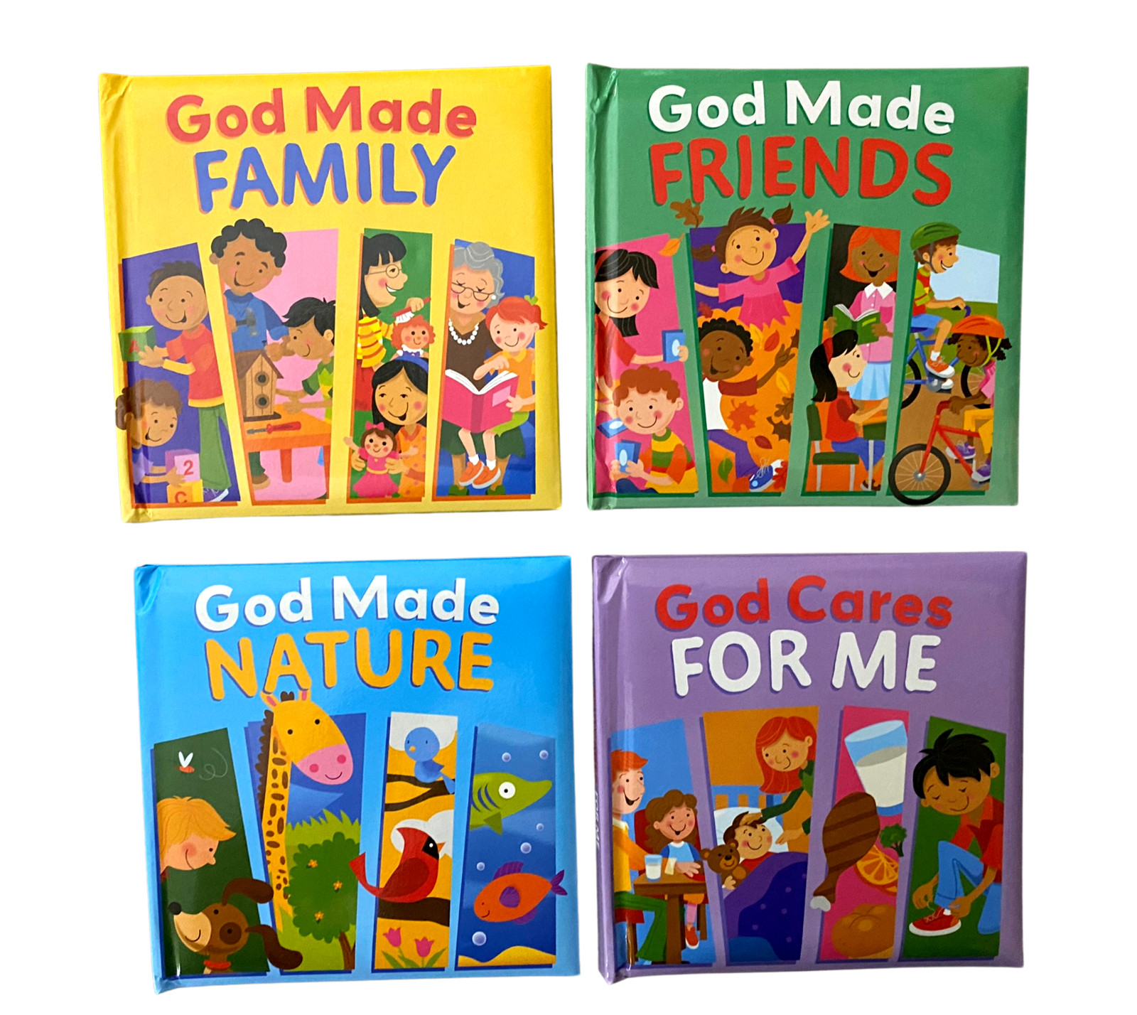 GOD MADE Me, Friends, Family & Nature Padded Board Books CHOICE – 4 Pre-K NEW!
