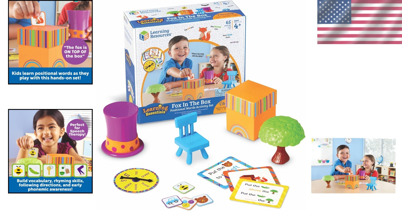 Kids Spelling Board Game – Phonics & Vocabulary Learning Set