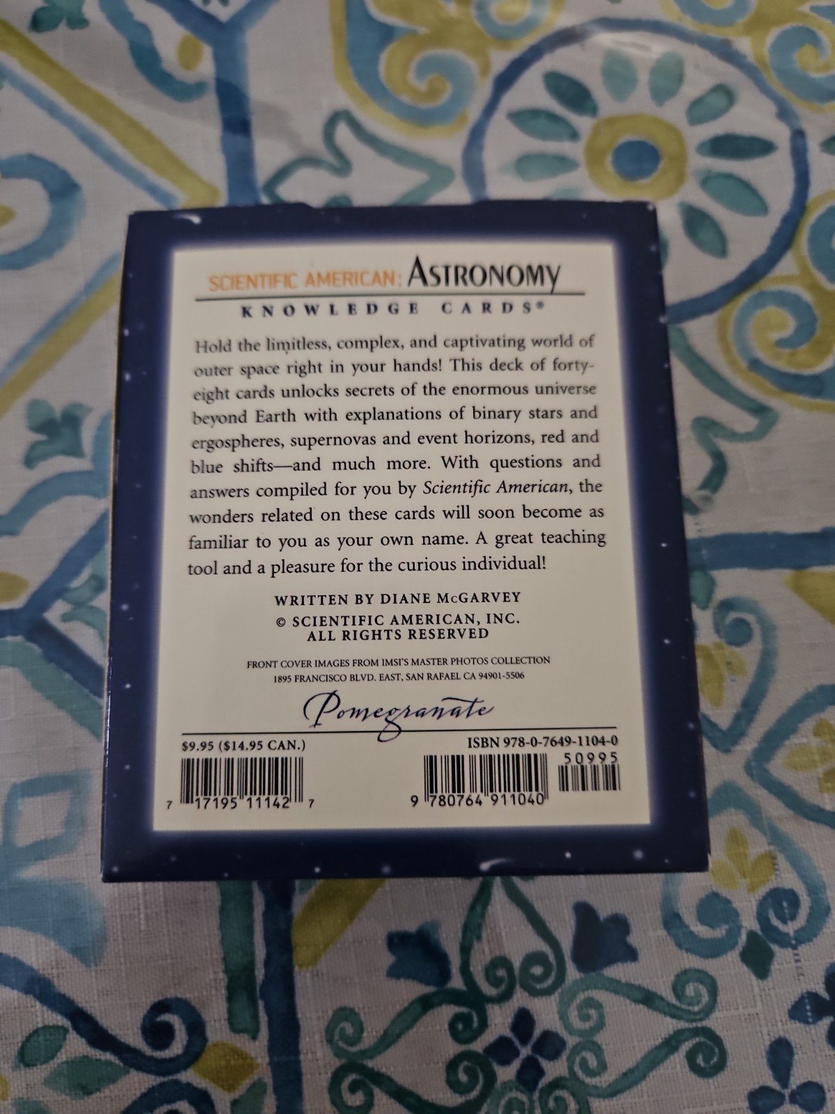 Astronomy Quiz Deck, Scientific American Knowledge Cards, 48 cards, 2003