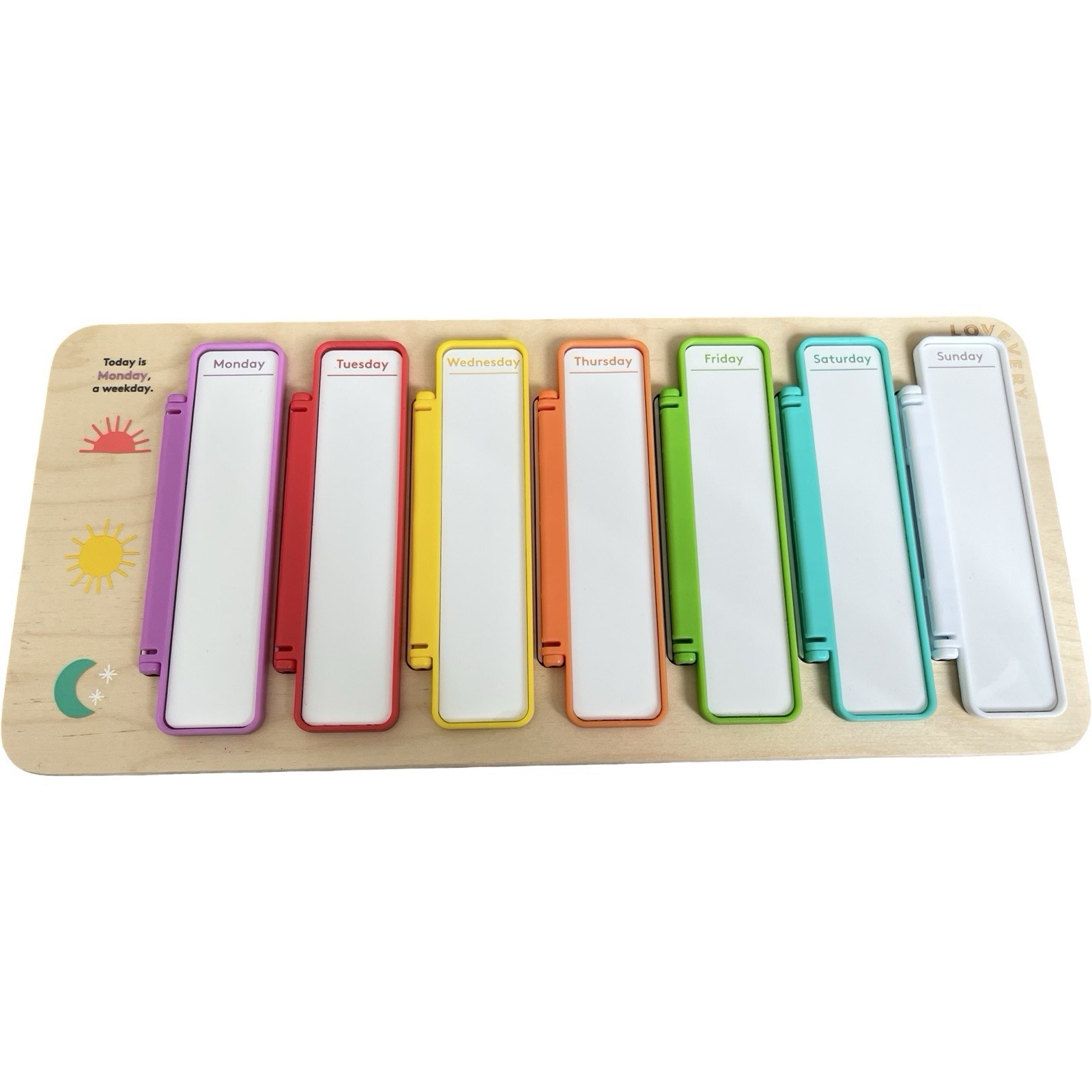 Lovevery Plan Ahead Week Board Planner White Board Calendar