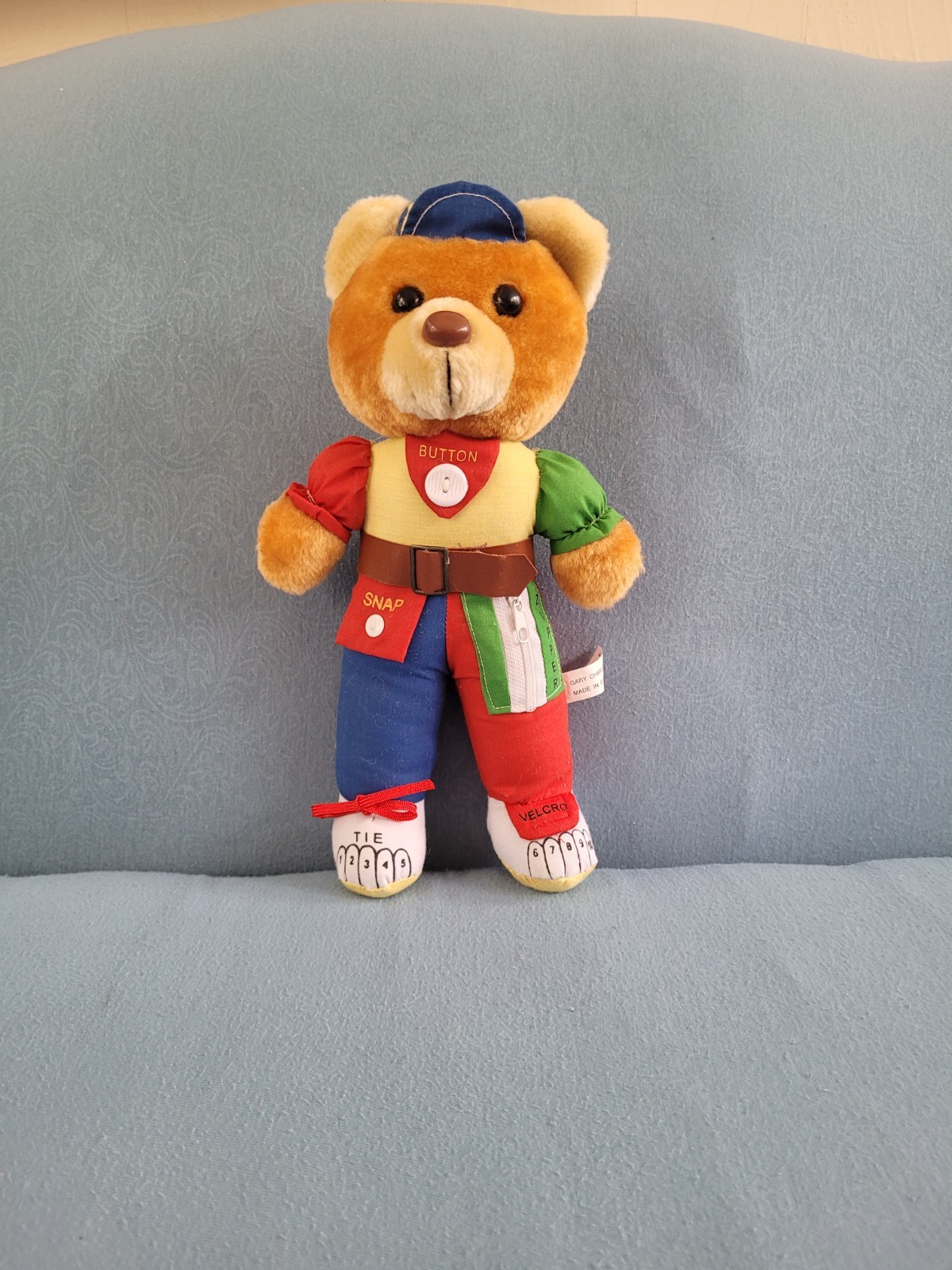 Teach Me Teddy Bear Plush Interactive Teaching Stuffed Animal 12″ Gary Charles