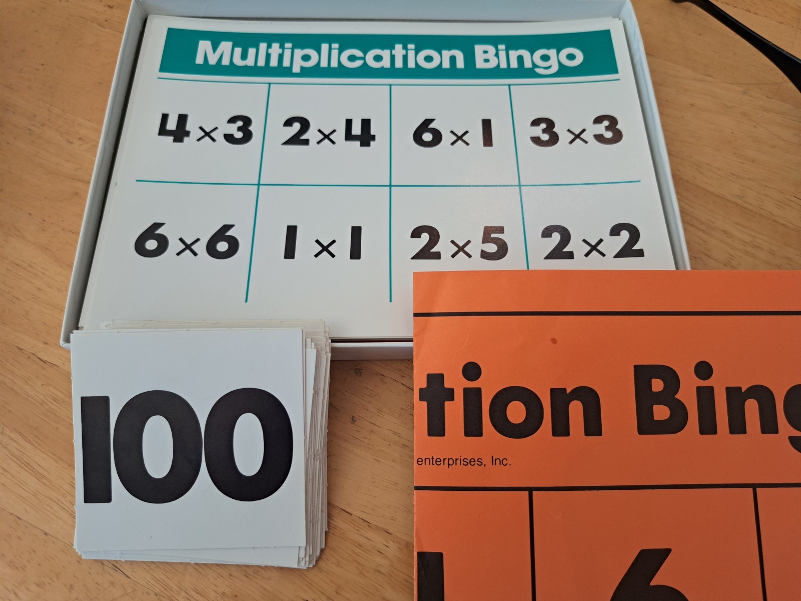 LOT Of 3 Educational Bingo Games, USA, Punctuation, Multiplication homeschool