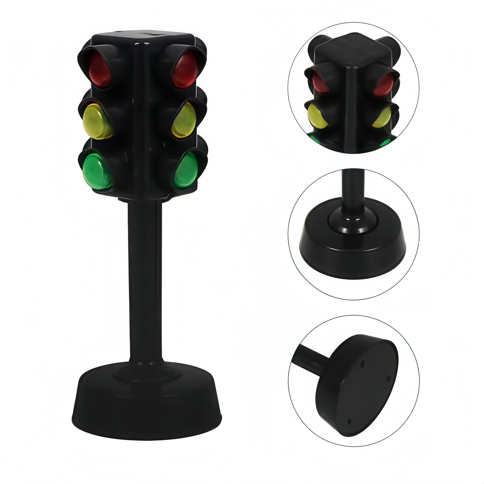 Traffic Light Toy for Kids, 2Pcs Mini Traffic Light Traffic Signal Light Lamp…