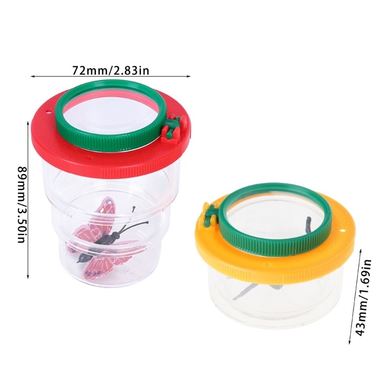 Nature Exploring Magnifiers Insect Box Classroom Educational Toy Insect