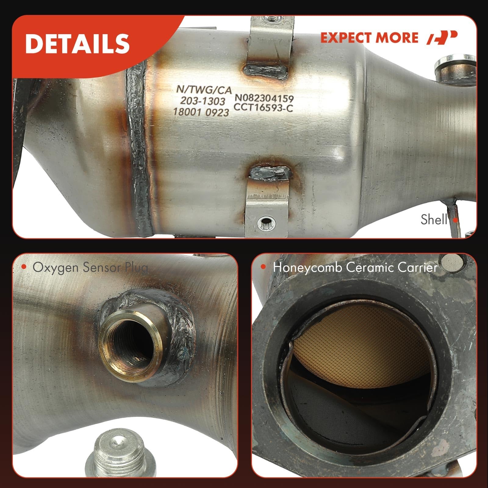 Front Exhaust Manifold Catalytic Converter For Nissan Altima 07-13 14002-JA01E