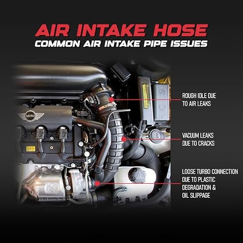 Engine Air Intake Hose by – Compatible with Mini Cooper S 2011-2016 1.6L Mini