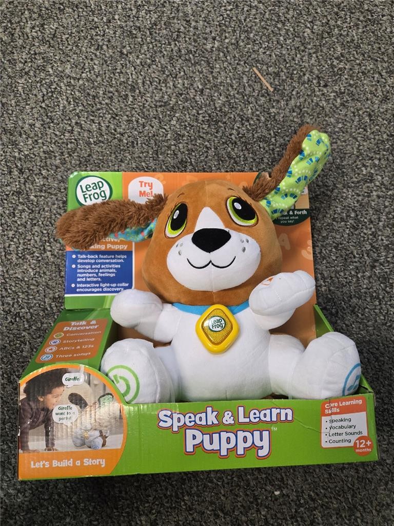 -= Leap Frog Speak And Learn Puppy Talk & Discover Ages 12 Months + NEW