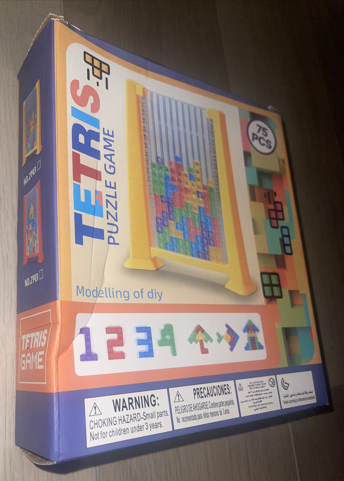 Tetris Puzzle Game Educational for Age 8+ 75 Pieces by Wenhui – BRAND NEW