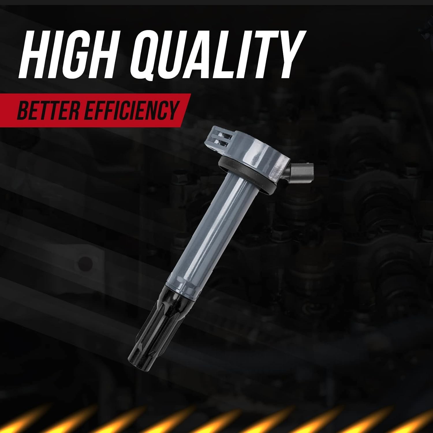 Ignition Coil and Spark Plug Kit Engine Replacement
