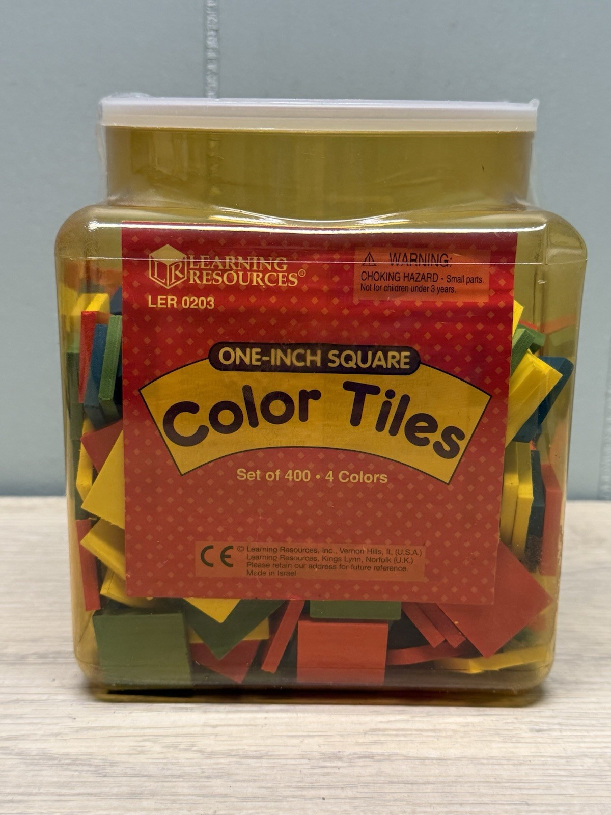 Learning Resources 1 Inch Square Color Tiles