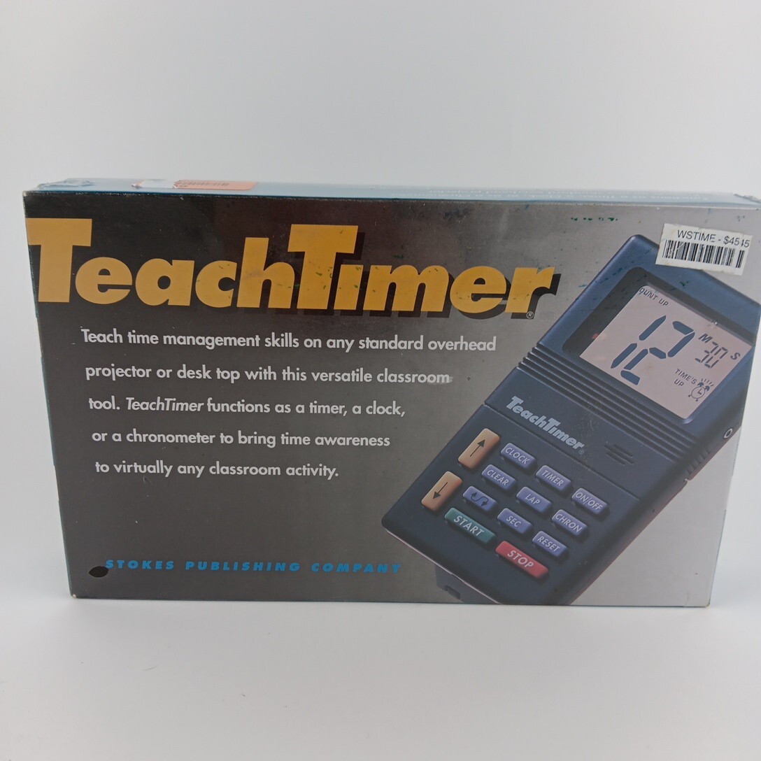 Stokes TeachTimer 229 Timer Clock Chronograph Teach Timer Overhead Projector