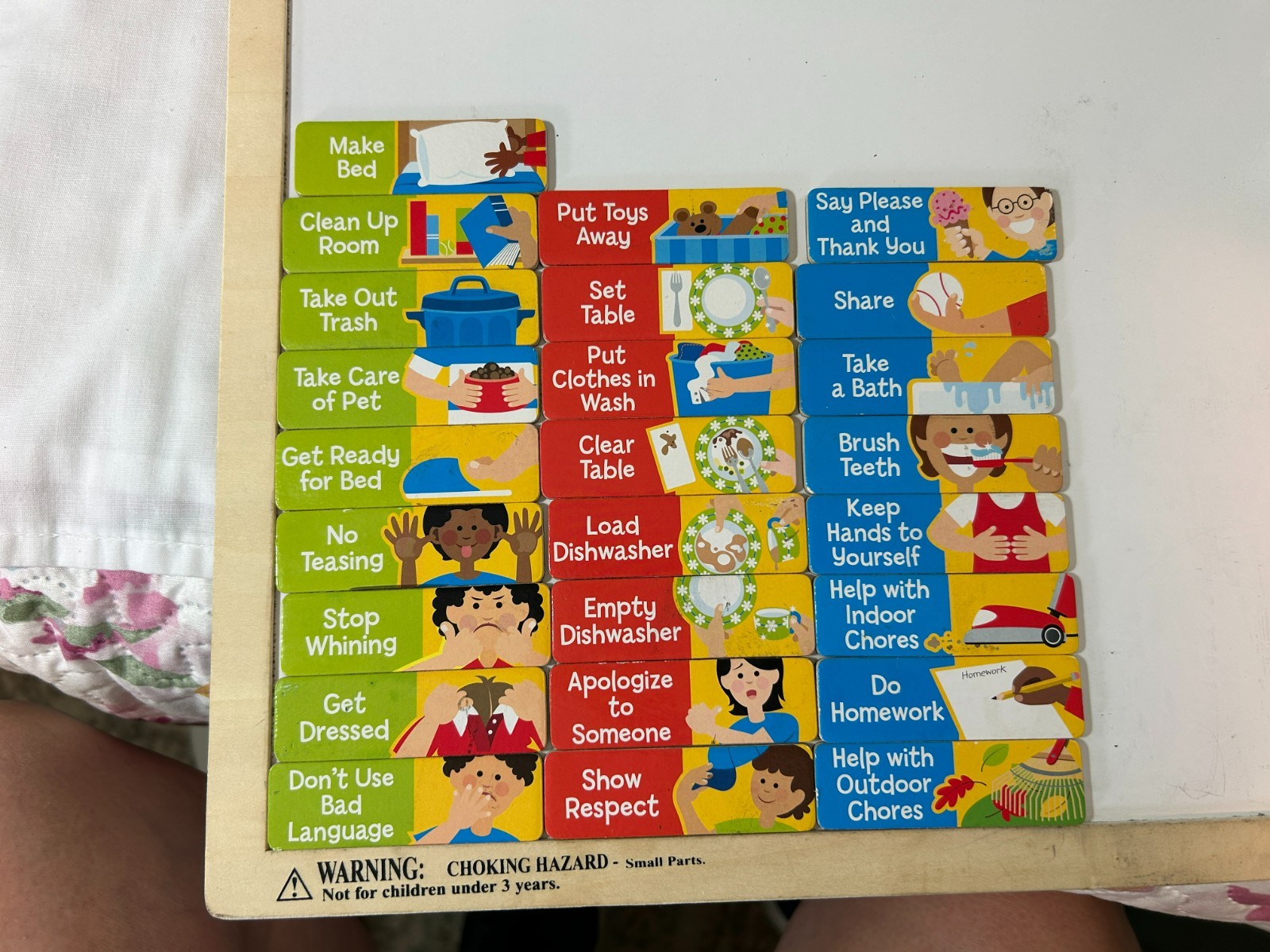 Melissa & Doug My Magnetic Responsibility Chart Educational Magnet Toy