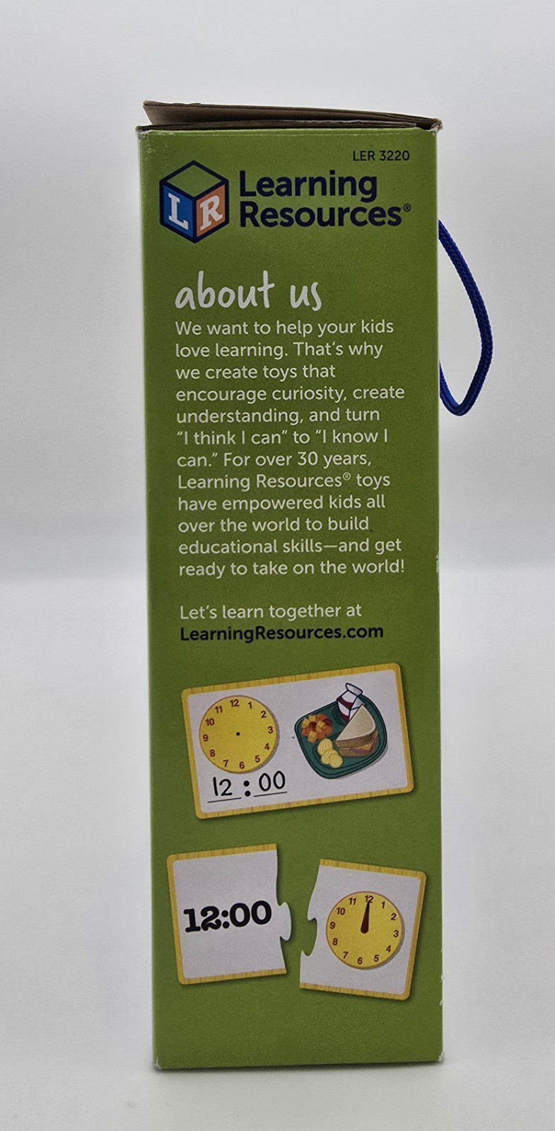 Learning Resources LER3220 Time Activity Set, Age 5+ Analog, K-2, Homeschool