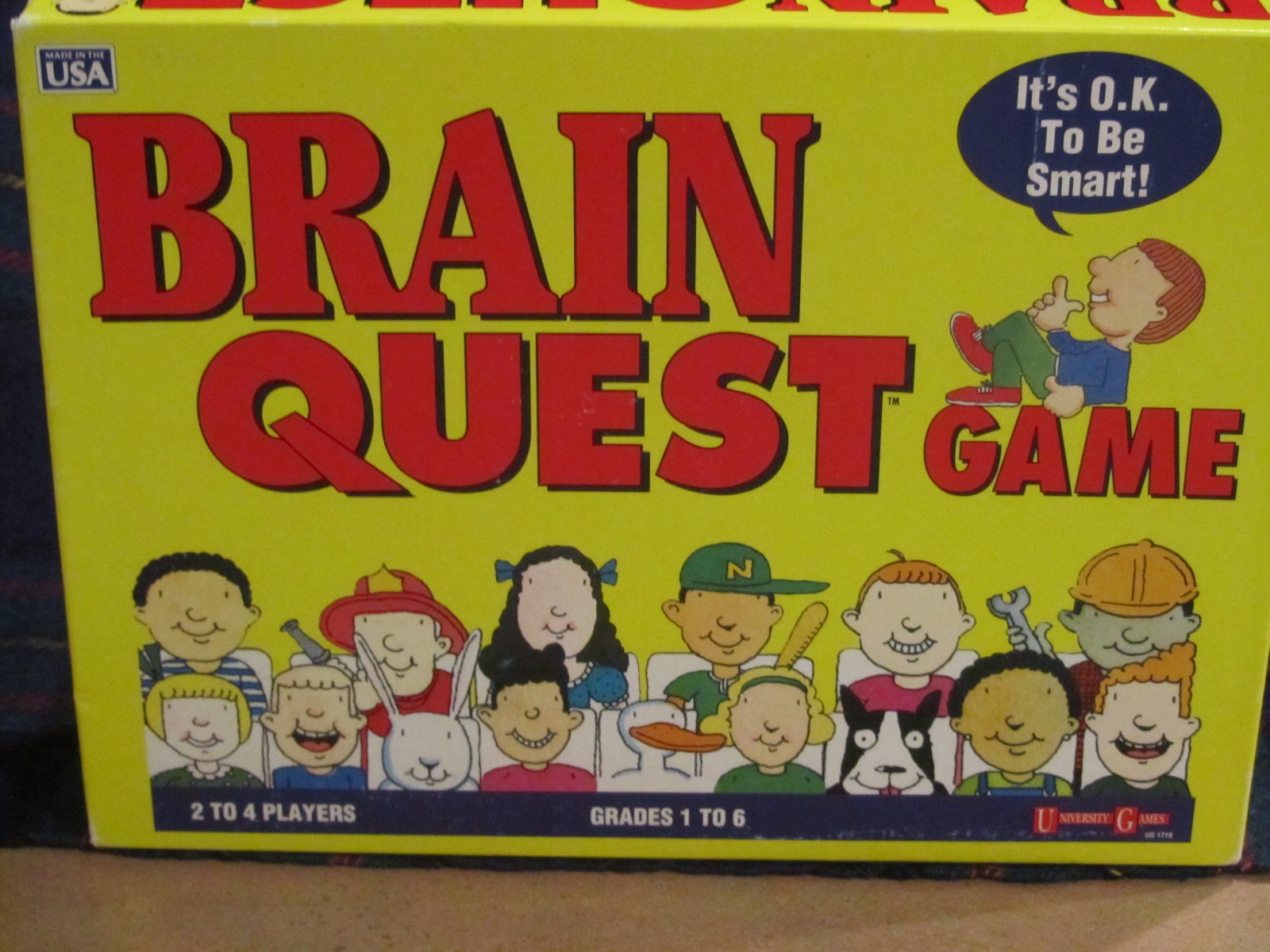 Brain Quest Board Game Grades 1 to 6 Educational Family Kids Children