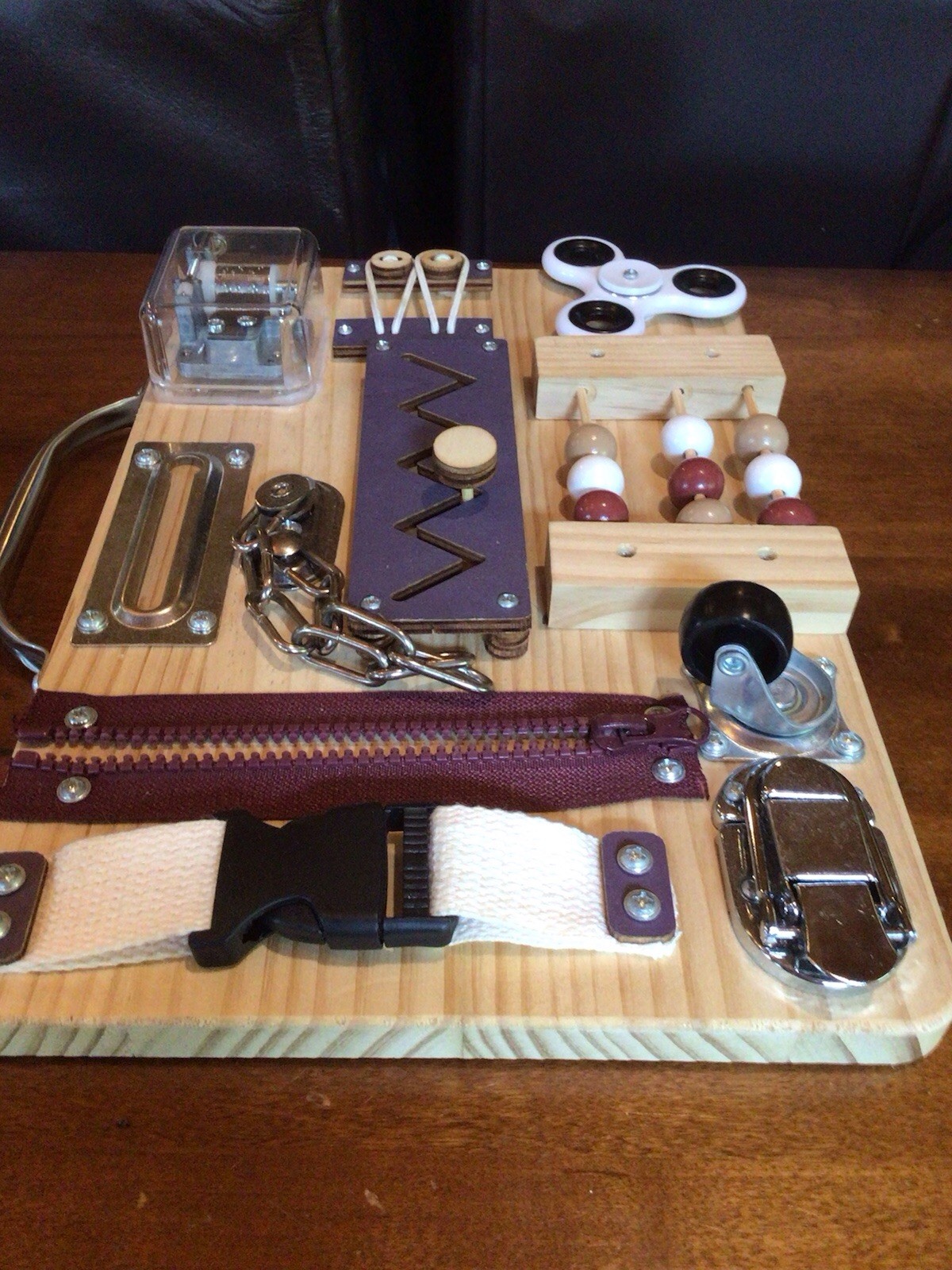 Dementia Alzheimer’s Fidget Busy Board Motor Skills Relax Memory ADHD & ADD Help