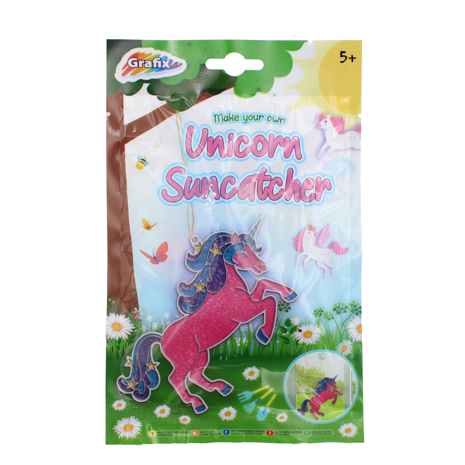 Make Your Own Suncatcher – Children’s Art / Craft – Unicorn Design