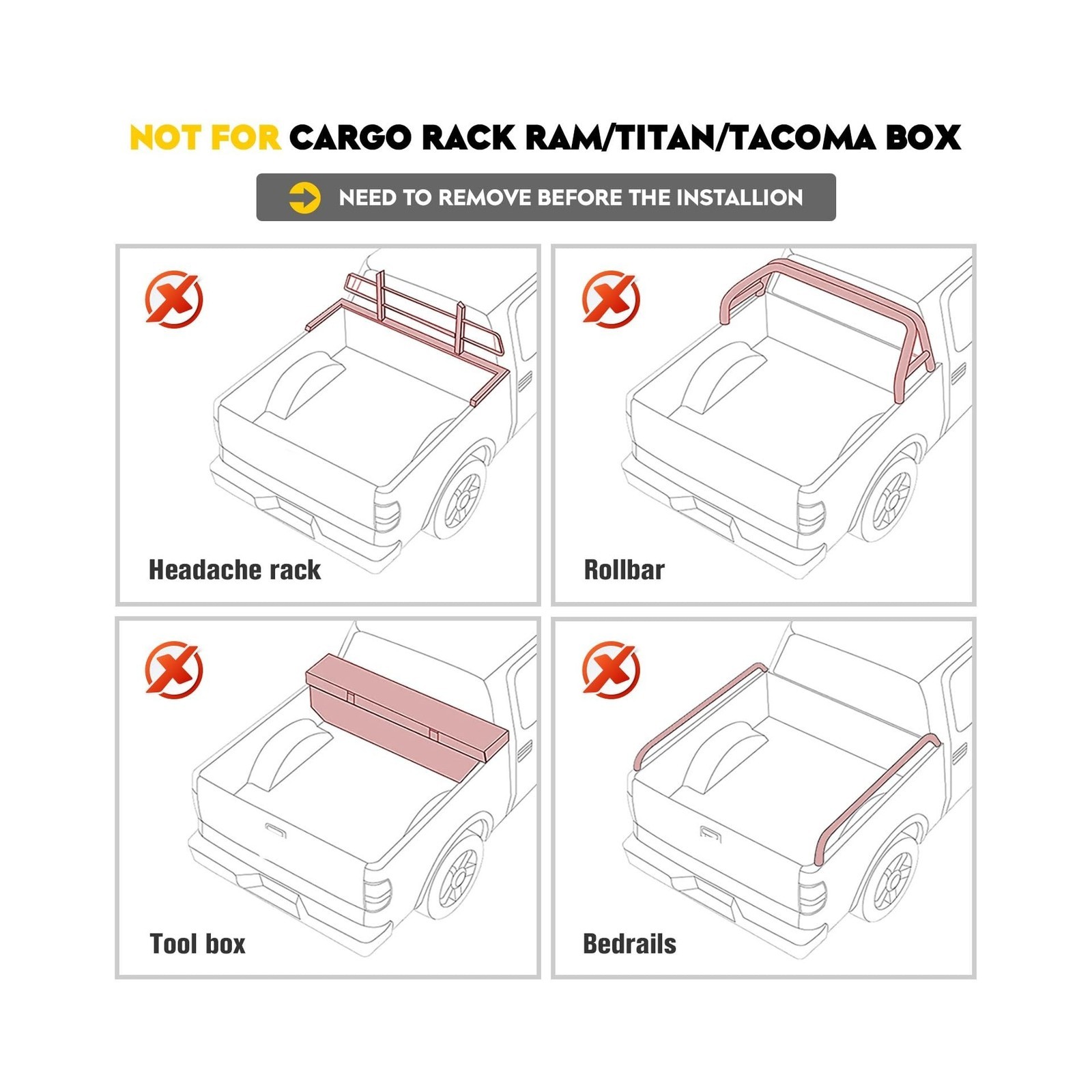 Soft Roll Up Tonneau Cover – Fit Chevy/GMC 2500/3500HD 20-25 – 6.9ft Bed