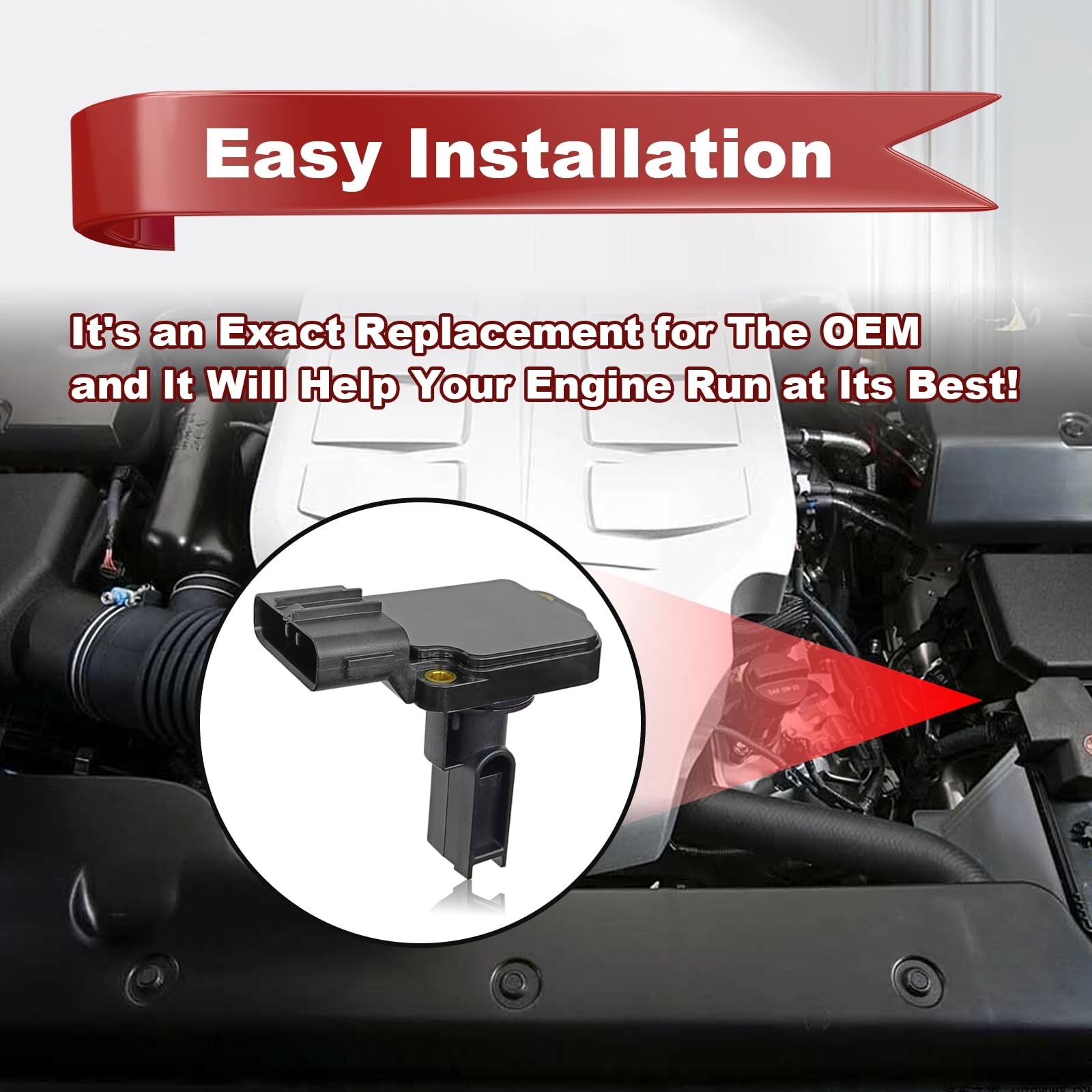 22204-0C010 Mass Air Flow Sensor MAF Sensor Compatible with Toyota 1998-2000 …
