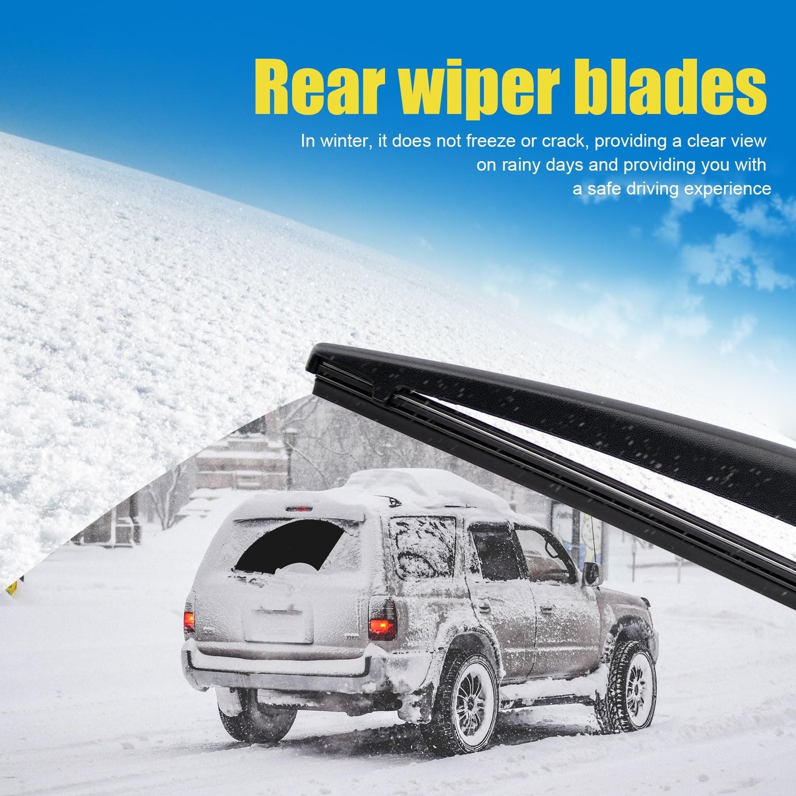 26″+16″ Windshield Wipers With 10″ Rear Wiper Blade Sets Automotive Replaceme…