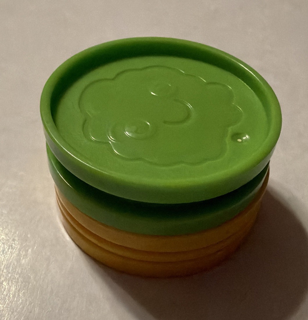 2 Leap Frog Pick Up & Count Vacuum Replacement DUST DISCS Green•Yellow