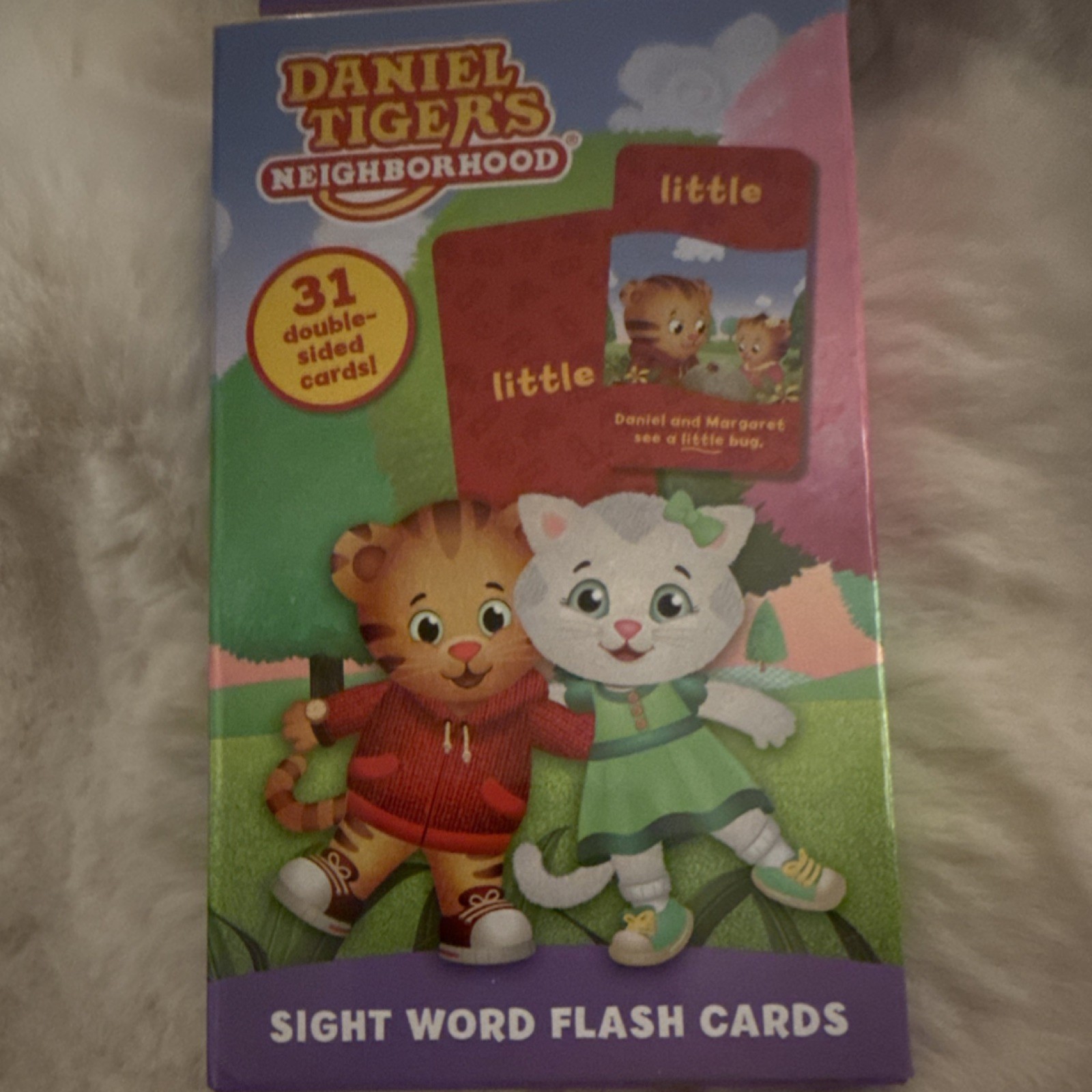 CrackBoom! Daniel Tiger’s Neighborhood Sight Word Flash Cards Alphabet 31 Pack