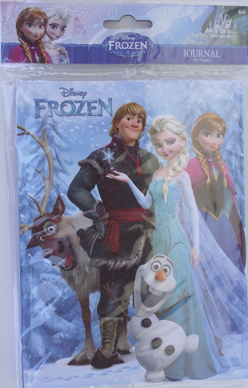 Disney Princess Frozen or Spiderman Hardcover Journals 40 Pages, Select: Theme